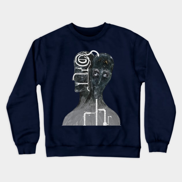 Bipolar Disorder Crewneck Sweatshirt by Elfogi